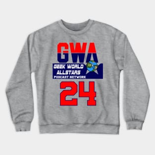 Geek World Allstars - Sports Roster 2024 Double Sided Crewneck Sweatshirt